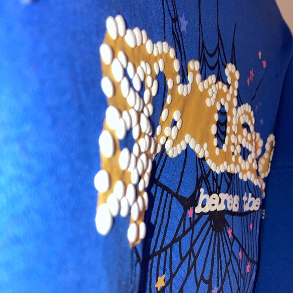 Blue Spider Graphic Hoodie - Picture 2 of 7